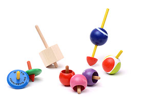 Holzperlen & Bastelbedarf Anton Schimmer Holzwarenfabrik Bamberg – Kreisel aus Holz