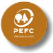 Wir sind PEFC-zertifiziert! Mit dieser Zertifizierung leisten wir unseren Beitrag zu einer nachhaltigen und ökologischen Forstwirtschaft.
